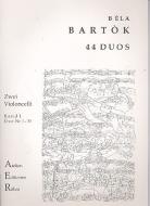 44 Duos für 2 Violinen 1 (Duo 1 bis 30) 