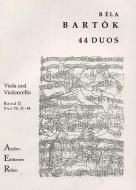 44 Duos für 2 Violinen 2 (Duo 31 bis 44) 