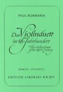 Das Violinduett im 18. Jahrhundert 2 