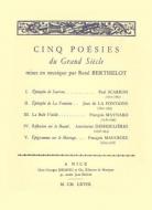5 Poésies du grand siècle 
