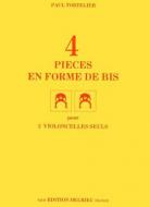 4 Pièces en forme de bis 