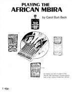 Playing The African Mbira 