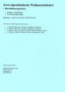 2 Alpenländische Weihnachtslieder 