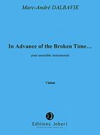 In advance of the broken time 