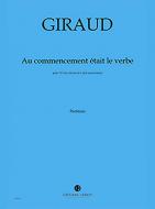 Au commencement était le verbe 