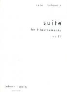 Suite pour 9 instruments 