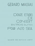 12 Etudes de concert en trois suites 