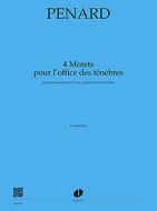 4 Motets pour l'Office des Ténèbres 