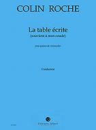 La table écrite 