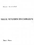 2 Etudes en Camaieu 