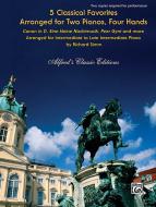 5 Classical Favorites for 2 Pianos Standard