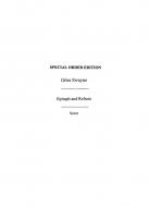 Epitaph And Refrain Op.89 