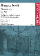 Sinfonia a tre op. 5/9 für 2 Violinen und B.c. 