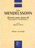 Oeuvres pour Piano Vol. 3 