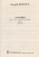 4 Pieces Op. 37 No 1: Cantabile 