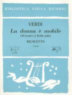 La Donna E' Mobile Eng/It Song Key Af 