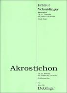 Akrostichon op. 22 