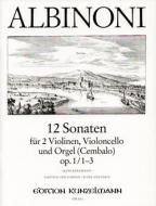 12 Sonaten op. 1/1-3 