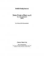 Notes From A Diary op. 33 