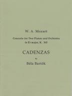 Cadenzas to Mozart's Concerto in E Flat Major 