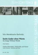 6 Lieder ohne Worte 