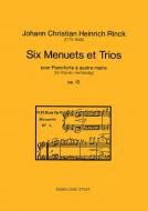 Six Menuets et Trios pour Pianoforte à quatre mains 