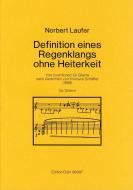 Definition eines Regenklangs ohne Heiterkeit 