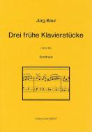 Drei frühe Klavierstücke 