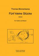 Fünf kleine Stücke für Violine und Klavier 