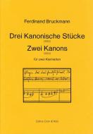 Drei Kanonische Stücke / Zwei Kanons 