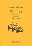 24 Trios für drei Hörner Heft 2 
