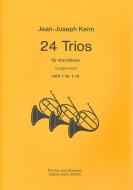 24 Trios für drei Hörner Heft 1 
