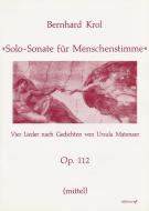 Solo-Sonate für Menschenstimme 