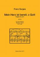 Mein Herz ist bereit, o Gott für hohe Stimme (S/T) und Orgel 