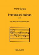 Impressioni italiane per sassofono contralto e organo 