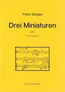 Drei Miniaturen 
