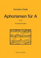 Aphorismen für A 