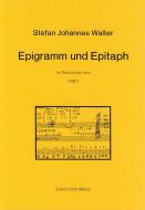 Epigramm und Epitaph 