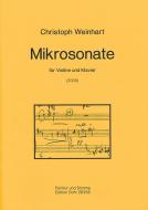 Mikrosonate für Violine und Klavier 