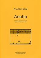 Arietta für zwei Klarinetten und zwei Hörner 