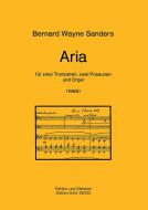 Aria für zwei Trompeten, zwei Posaunen und Orgel 