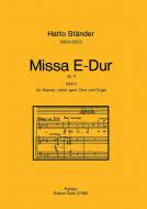 Missa E-Dur für Sopran solo, 4stg. gem. Chor und Orgel 