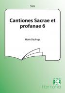 Cantiones Sacrae et profanae 6 