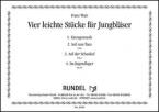 Vier leichte Stücke für Jungbläser Nr.1 