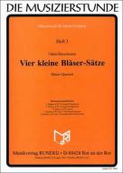 4 kleine Bläser-Sätze 