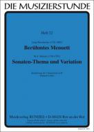 Berühmtes Menuett - Sonaten-Thema und Variationen 