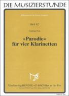 Parodie für 4 Klarinetten 