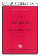 Fuge BWV 952-Fuge BWV 953 
