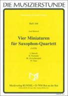4 Miniaturen für Saxophonquartett 