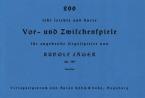 200 sehr leichte und kurze Vor- und Zwischenspiele 